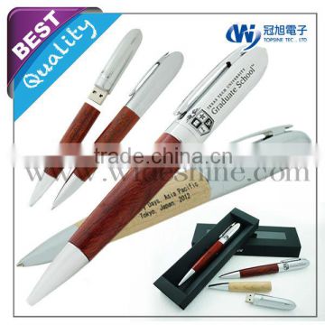 Wooden pen usb flash drive and ballpoint pen , Christmas gift ! best writing instruments made in Taiwan !