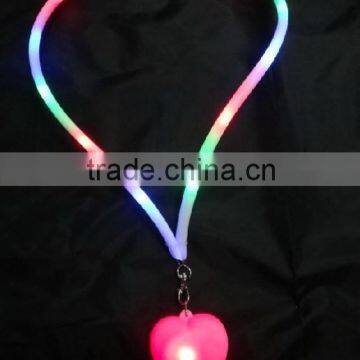 light up necklace fashion heart necklace