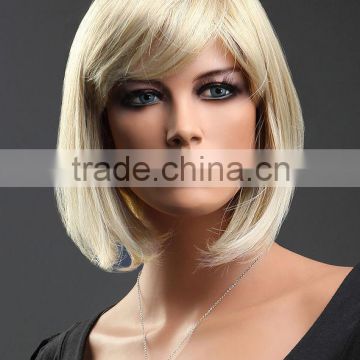 Ladies Short Wig Blonde Black Brown Wig Bob Curly Boycut Wedge Style Wigs W367