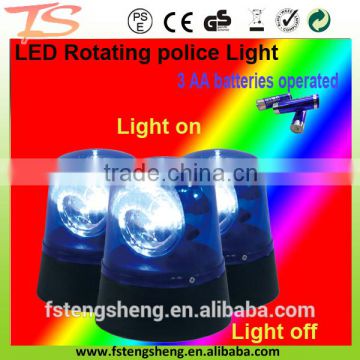 Mini rotating warning led lights disco polic lights
