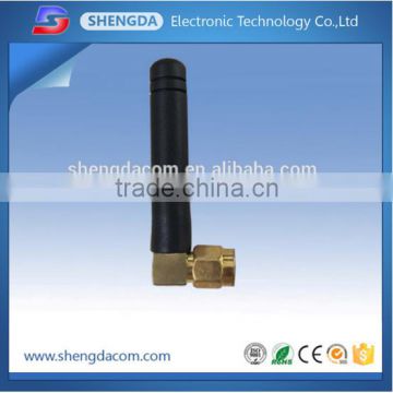 High performance 900/1800 Mhz right angle wireless rubber antenna SDD5-GSM with SMA-male connector