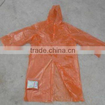 clear disposable pe raincoat