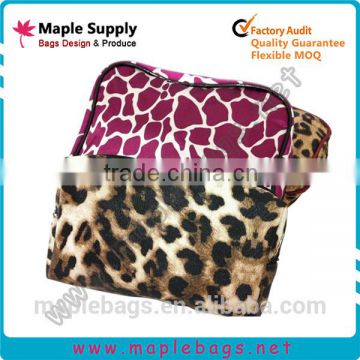 Promotional Purpose Leopard Cosmetic Pouch