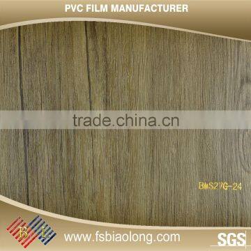 Furniture Decoration Customized wood grain color pvc decorative film