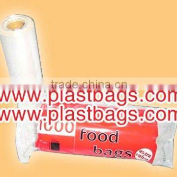 HDPE Customized Plastic Food Bags on roll