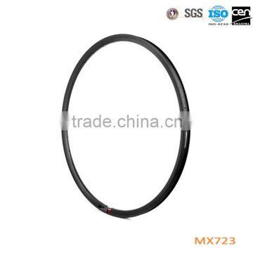 650B mtb carbon rim, 27.5er 24mm width 23.5mm depth hookless mtb rim