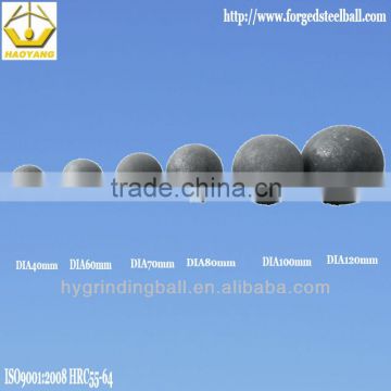 Grinding media steel forged ball for power plant