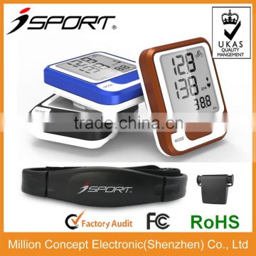 LCD waterproof cycle computer Speedometer with heart rate monitor LCD backligh for night cycling waterproof for rainy days