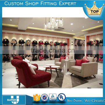 Tailor made sexy lovely lady retail store design underwear