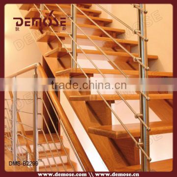 lasted house railing design/wooden handrail ss staircase railing