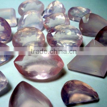 Rose Quartz Facet Cut Loose Gemstone, Natural Loose Gemstone, Natural Gemstones Facet