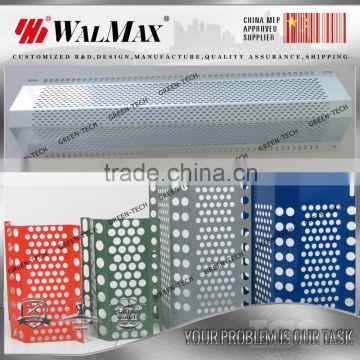 WF-DS011 high quality powder coated steel sheet windbreak fence