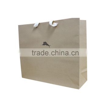 Custom paperboard private label paper gift bag