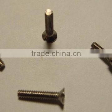 Flat Head Countersunk Slotted Screw Bolt Hardware Fasteners