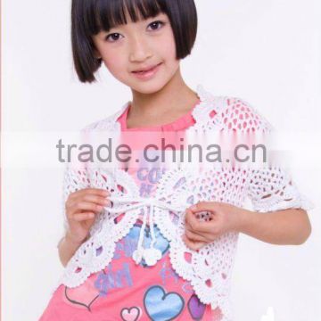 girl's hand crochet vest garment