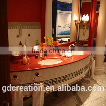 Waterproof Plywood Customized style wholesale commercial bathroom vanities