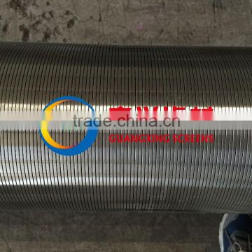 continuous slot johnson screen for water well stainless steel grade
