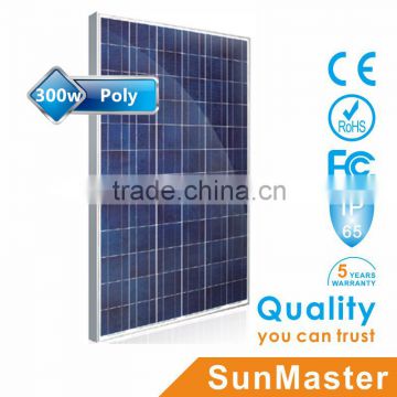 SunMaster 300w Poly Solar Panel SM300P