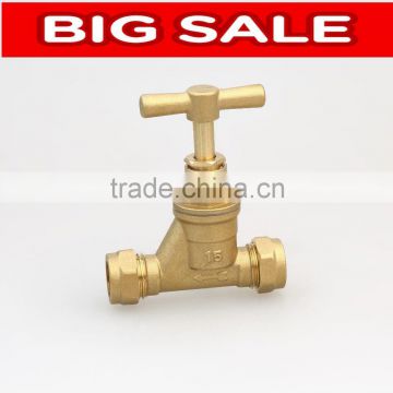 Forged Brass Stop Cock 15mm, BS1010 Stop Valve HX-2001