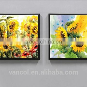 Hot selling modern embossed canvas painting art