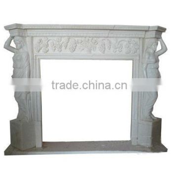 Stone Fireplace Carved Marble Fireplace