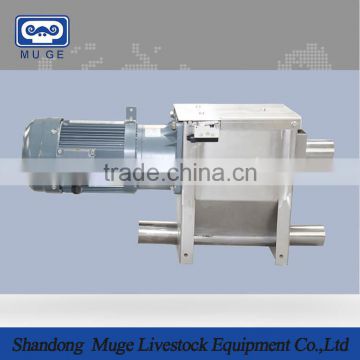 Drive system motor for pig feeding system
