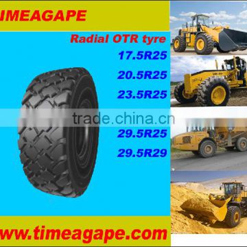 Radial Off-the-Road(OTR) Tire / all steel radial otr tyre 17.5R25 20.5R25 23.5R25 29.5R25 29.5R29