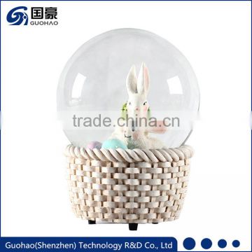 Puntual time and high quality Manufacture Easter water globe