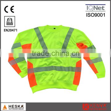 Heat transfer tape EN20471 safety wear hi vis t shirt
