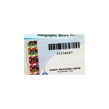Holographic Barcode Label