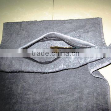 100% cotton cooling towel with zippered pocket