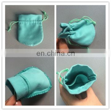 Custom Printed Suede Jewelry Pouch With Handles