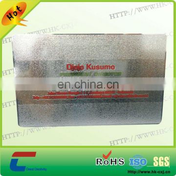 stainless steel material CR80 wholesale metal business card/metal name card