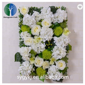 china factory wholesale artificial decorative flower wall for sale