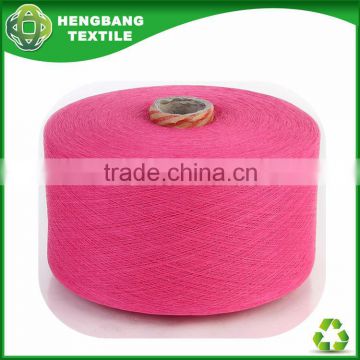 20s rose colour cotton loop fabric yarn HB015 in China