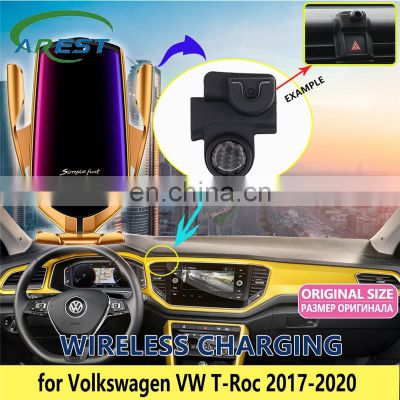 Car Mobile Phone Holder for Volkswagen VW T-Roc TRoc T Roc 2017 2018 2019 2020 Telephone Bracket Air Vent Accessories for iphone