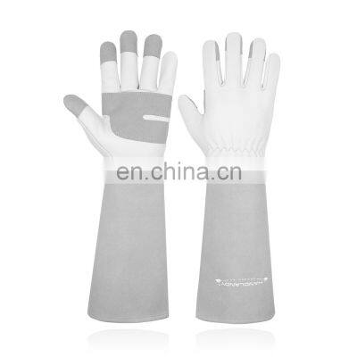 HANDLANDY Durable Flexible long sleeve gardening glove wear resistance provide great flexible