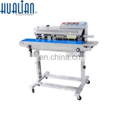 FRBM-810III Hualian Solid Ink Coding Printing Plastic Bag Continuous Band Sealer Packing Sealing Machine