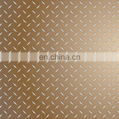 304 316 Stainless steel checkered plate thickness for stairs checkered plate flooring