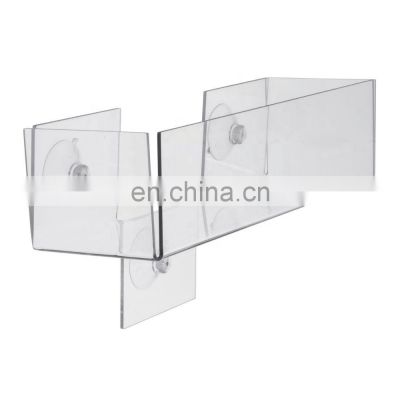 Clear acrylic shelf for retail shop refrigerator cooler door beverage rack