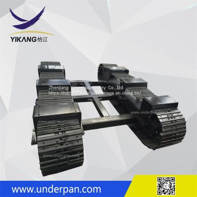 Custom best price gobi desert drilling rig crawler chassis steel track undercarriage from China