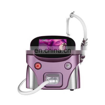 Portable Nd Yag Laser Tattoo Removal Scar Removal Freckle Removal Device Pico Laser Machine