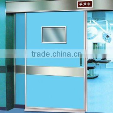 Guangzhou clean room doors for hospital, automatic sliding door for operating room, hospital door glass window