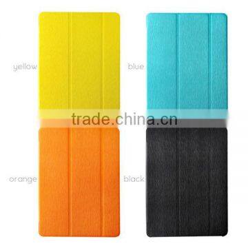 Colorful book style protecting cheap PU leather mobile phone case for IPAD air