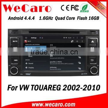 Wecaro WC-VU7006 Android 4.4.4 car dvd player touch screen for vw touareg android navigation WIFI 3G mirror link 2002 - 2010