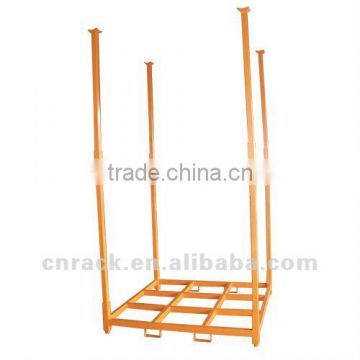 Collapsible steel rack