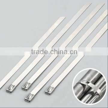 Supply Stainless Steel Lock Steel Ball Ties (material:304-201-316 ) 7.6*900