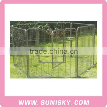 Strong steel tube dog exercise fence