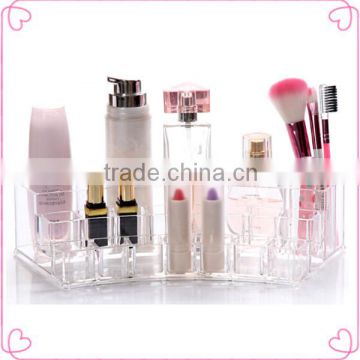 Fashion acrylic cosmetic makeup organizer,mac/clear makeup organizer offer