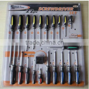22pcs screwdriver set with magnetic ON/OFF tools